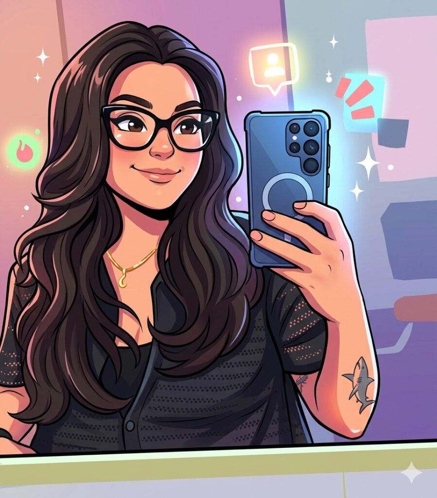Andrea Chula Gula caricatura