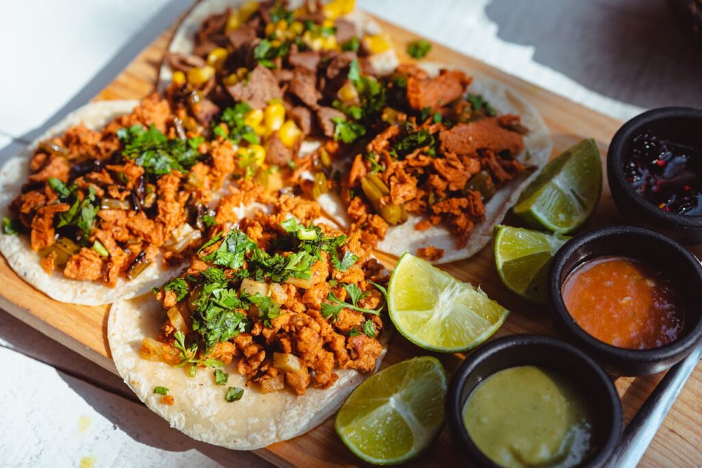 Tacos con limón