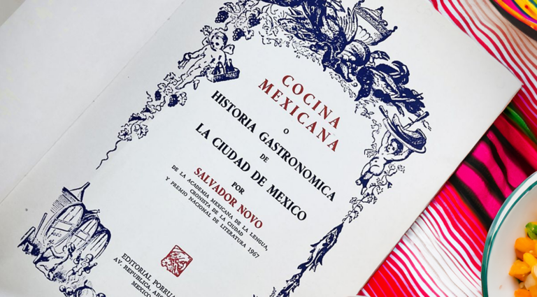 Salvador Novo. Libro de gastronomía